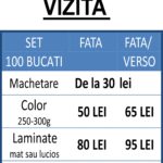 Preturi carti de vizita Print Shop