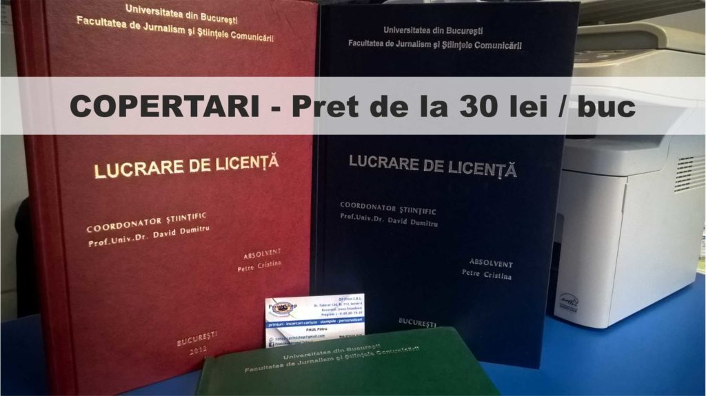 COPERTARI - Coperti, Licenta, Disertatie ,Diploma, Proiecte